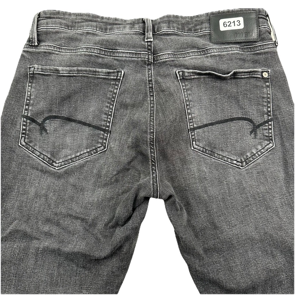Mavi Jake Men’s Slim Straight Leg Jeans Black Charcoal Size 32x32 Stretch Denim